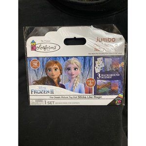 Disney FROZEN 2 JUMBO 10x12" On The Go Adventure Set COLORFORMS Stick Like Magic